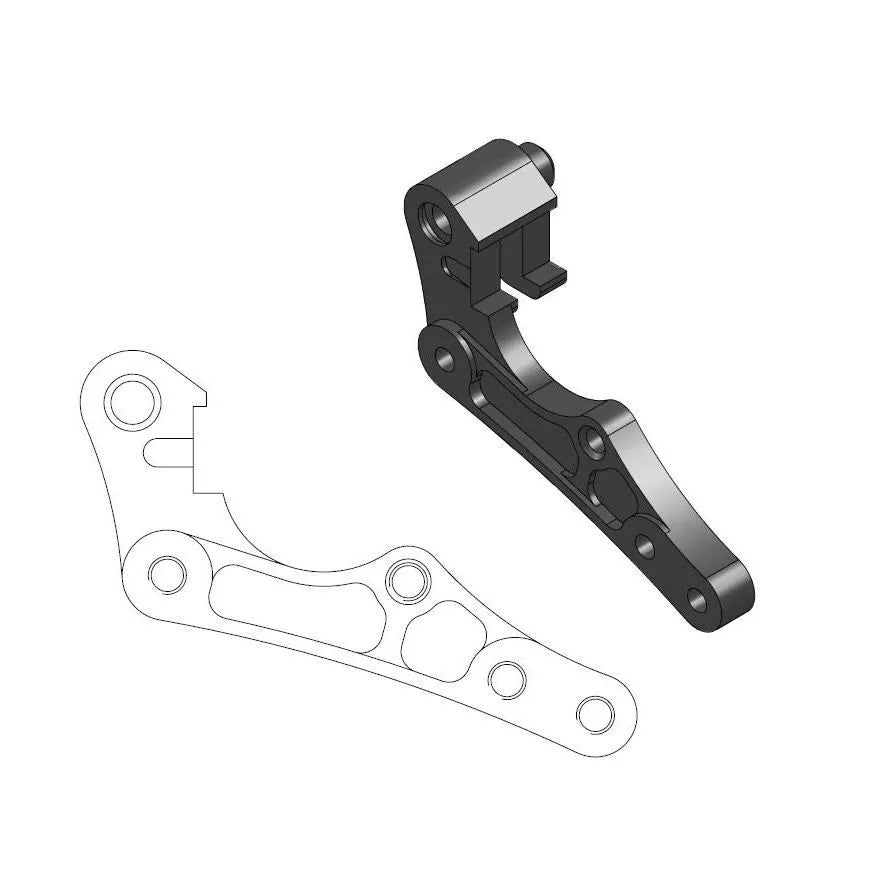 Moto-master Supermoto Street Rotor Adapter Halterung