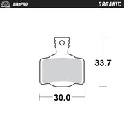 Moto-Master Organic Brake Pad for Avid Code R / SRAM Guide RE