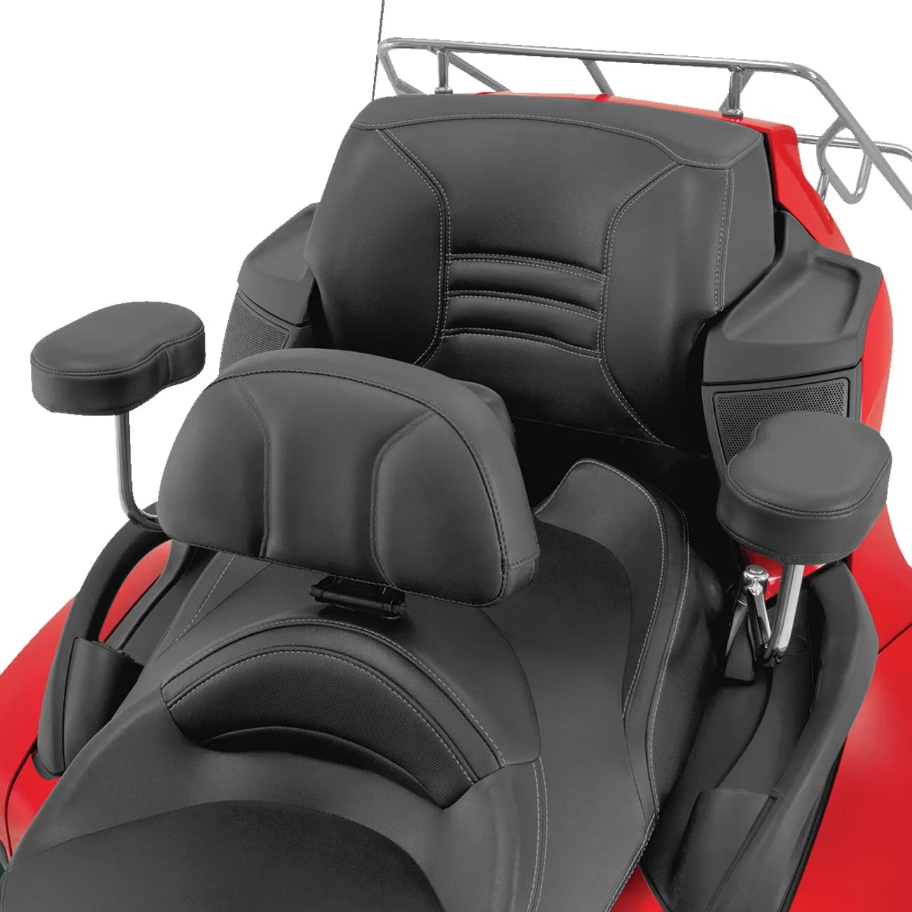 Show Chrome Grande Backrest - Enhanced Support - For CAN AM (BRP)