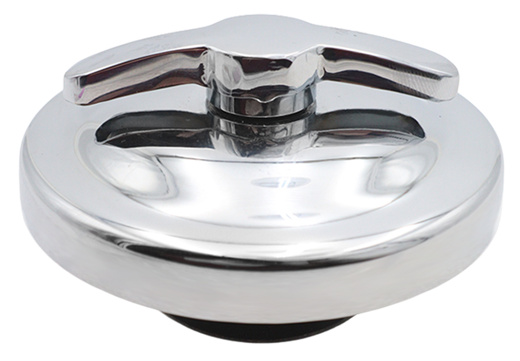 V-Twin Chrome Oil Tank Cap Assembly – Gas- & Oil Tank