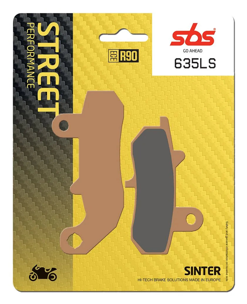 SBS LS Street Excel Sintermetall Bremsbeläge Hinten - Hinten