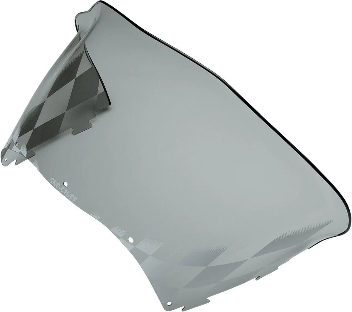 Sno Stuff Snowmobile Windshield - Smoke, 16.5"