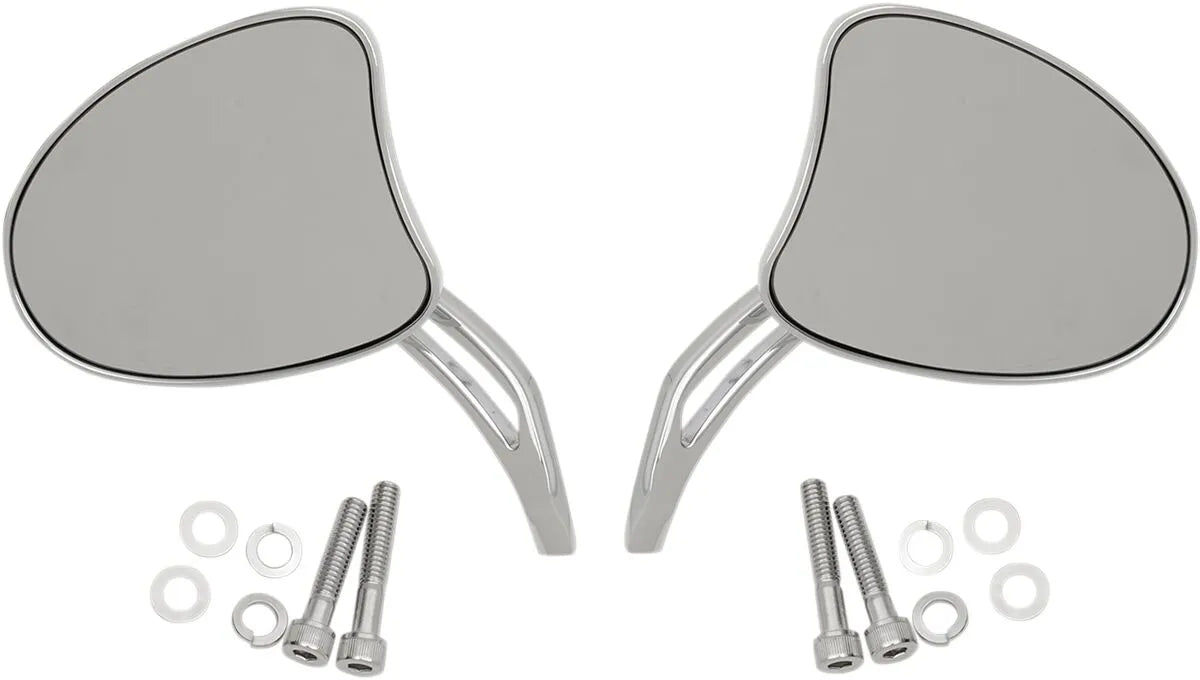 Drag Specialties Tapered Motorcycle Mirrors