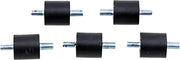 Drag Specialties Rubber Battery Mount with Threaded Studs