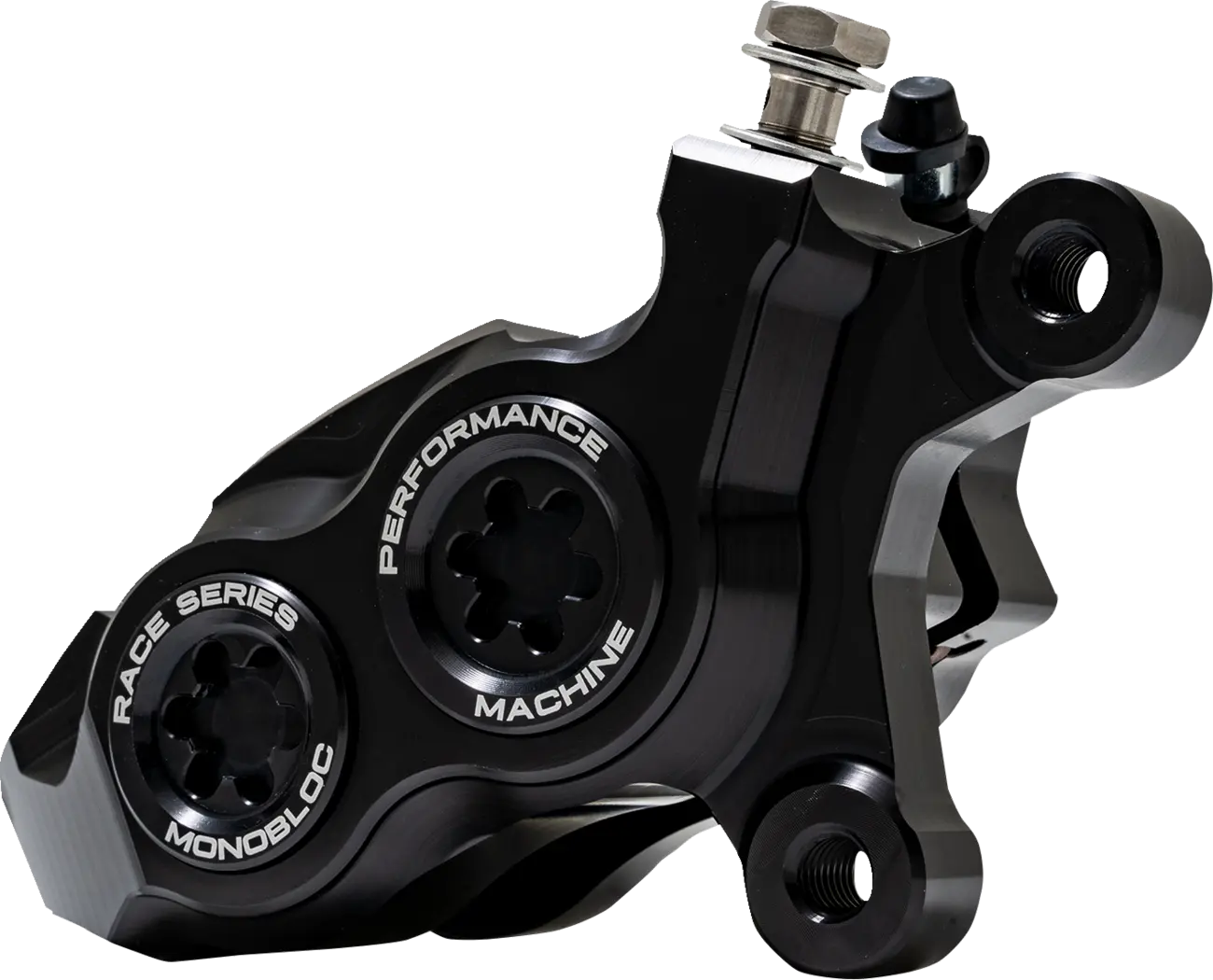 Performance Machine Race Series Monobloc Bremssattel Rechts Schwarz