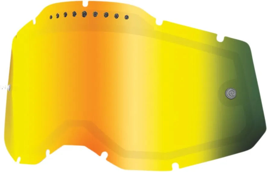 100% Accuri 2 Racecraft 2 Strata 2 Dual Pane Vented Gold Lens