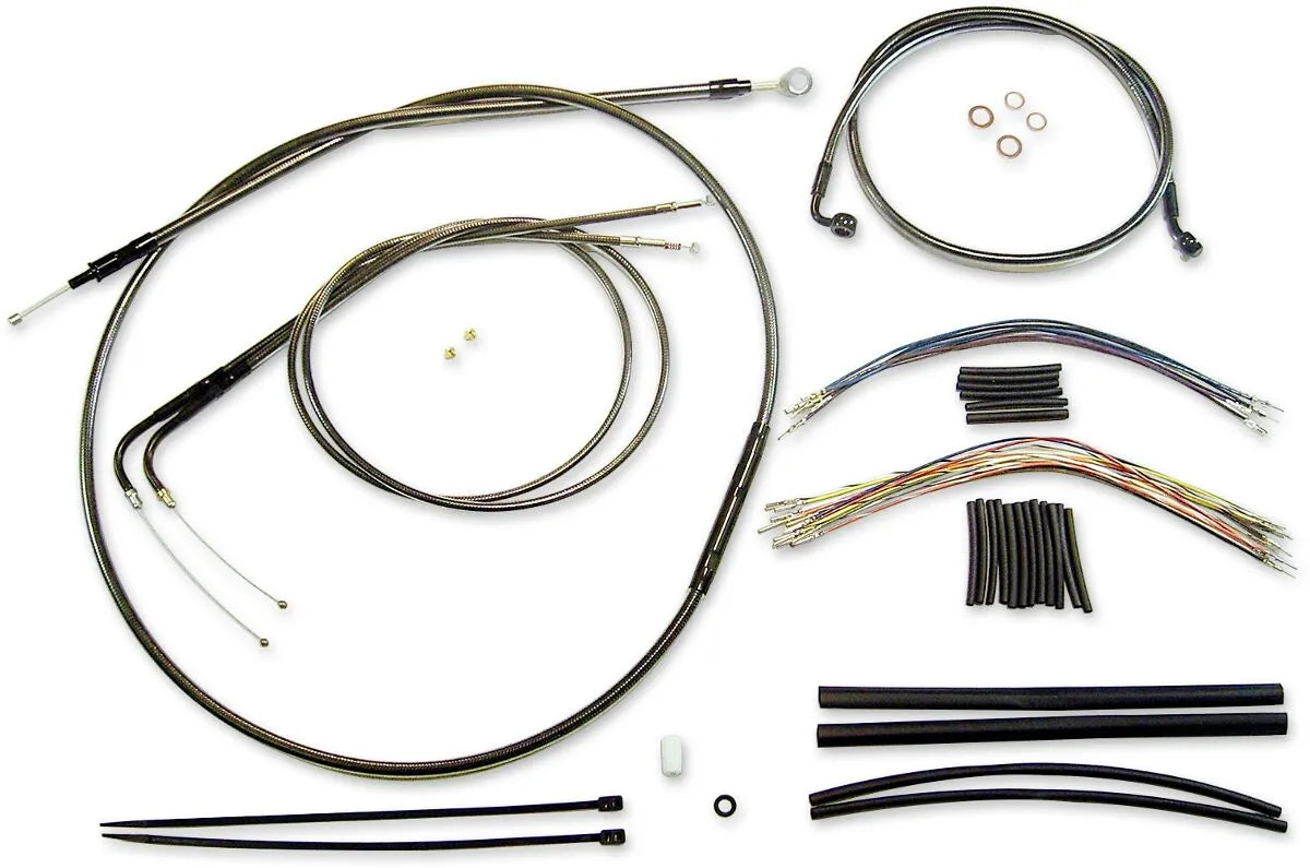 MAGNUM SHIELDING Black Pearl Handlebar Kit for 12"-14" Ape