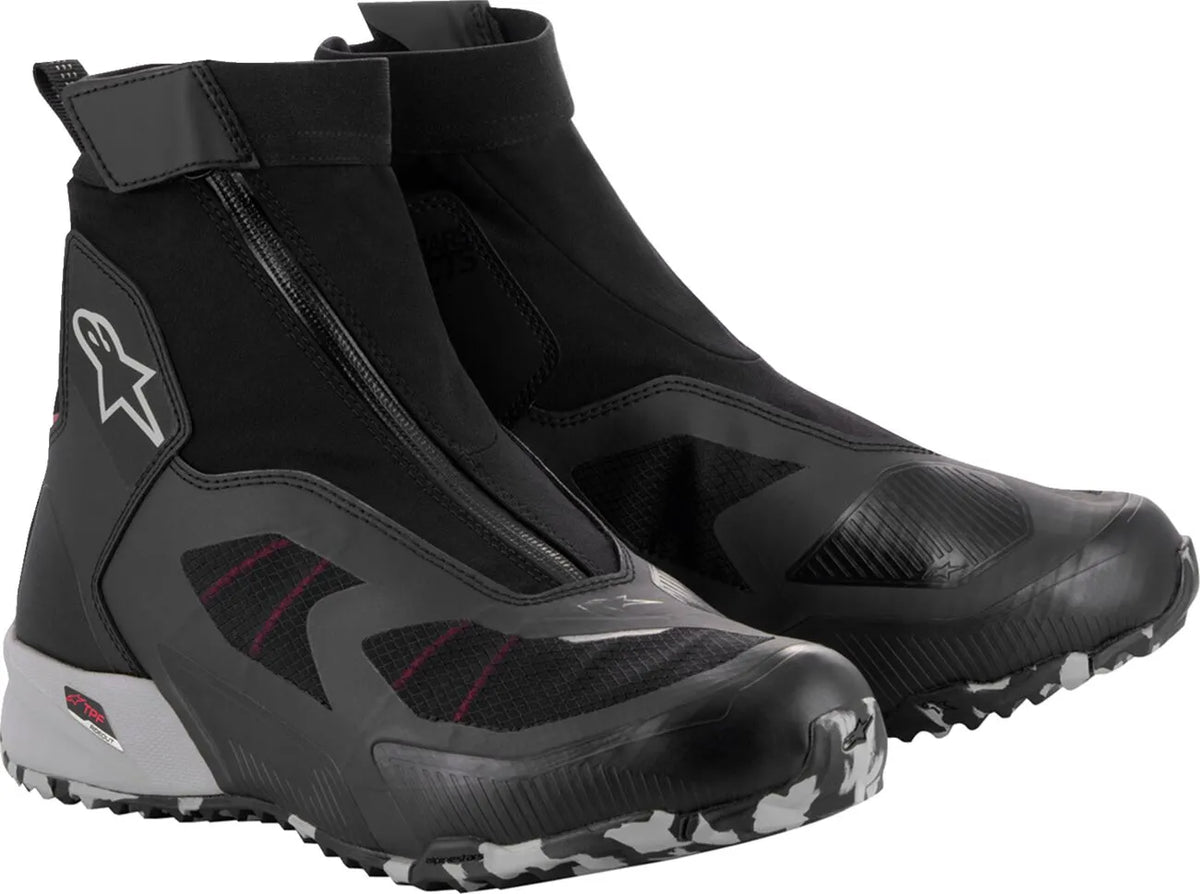Alpinestars CR-8 Gore-Tex Riding Shoes Black Gray Red