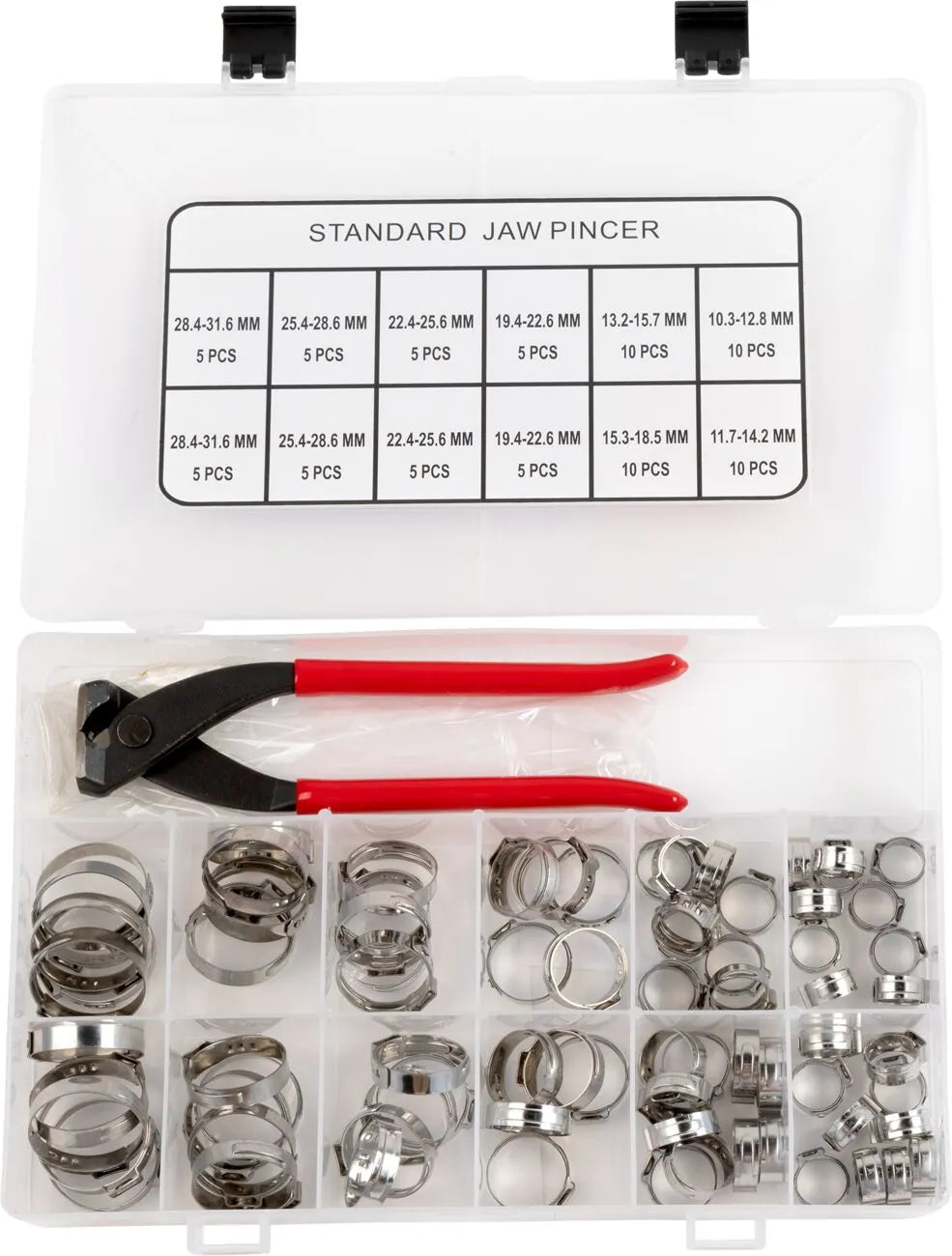 Moose Offroad Hard-Parts Ear Clamp Assortment with Jaw Pincer Kit