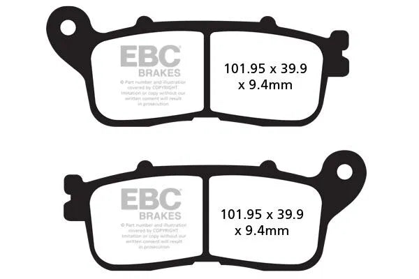 Ebc Fa-hh Series Sintered Bremsbeläge Für Den Straßenverkehr - Hinten