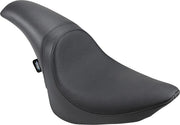 Drag Specialties Predator Seat - Low Profile, Black - For Harley Davidson