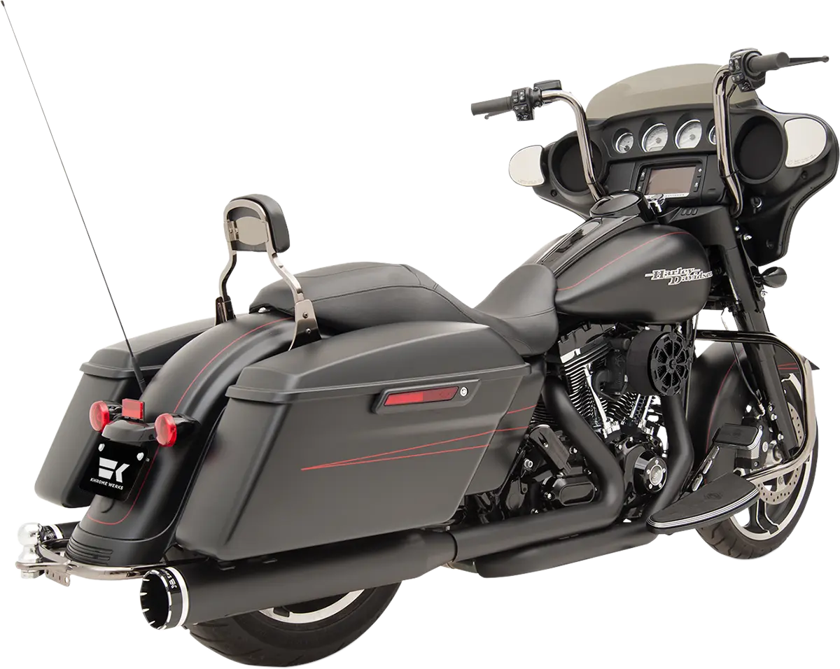 Khrome Werks Dominator 2-into-2 Exhaust System Black
