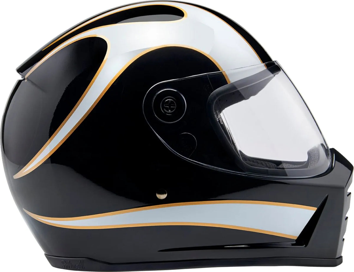 Biltwell Lane Splitter Helmet Gloss / Flames