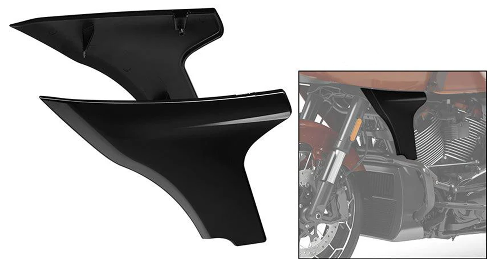 Zodiac Road Glide "sharknose" Fairing Parts 2023 to Present – Windshield