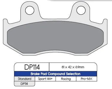 Dp Brakes Standard Sintermetall Bremsbeläge - Vorne