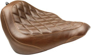 Mustang Wide Tripper Solo Seat - For Harley Davidson
