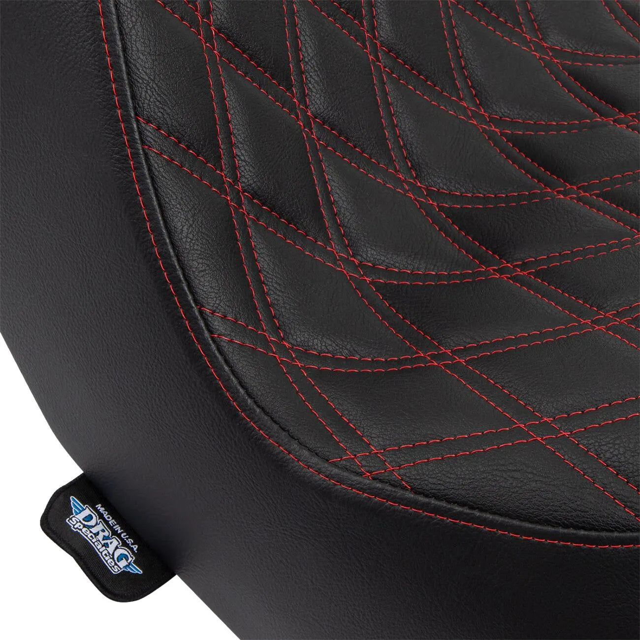 2-Up Drag Specialties Predator Iii Seat - For Harley Davidson
