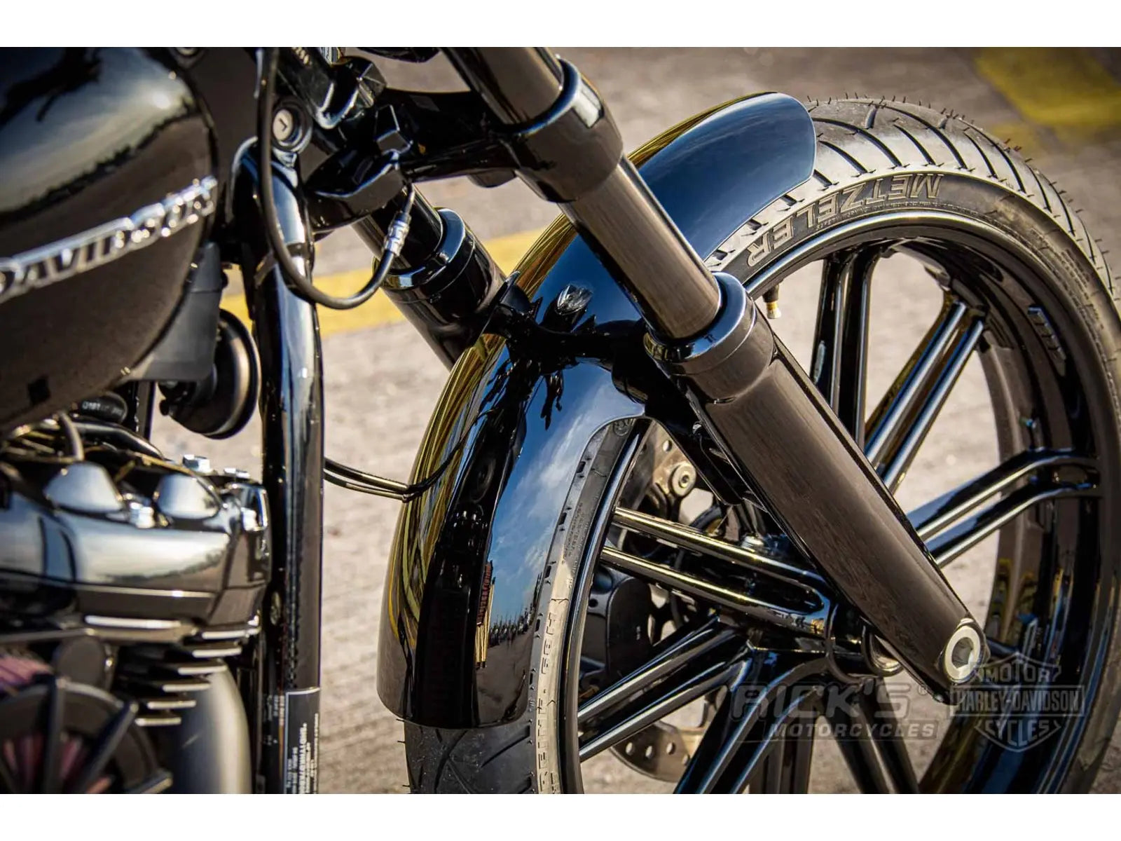Rick's Motorcycles Front Fender for 19" Wheels