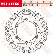 Trw Ec Cross Design Bremsscheibe - Vorne