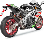 Akrapovic Slip-On Line Schalldämpfer für Aprilia