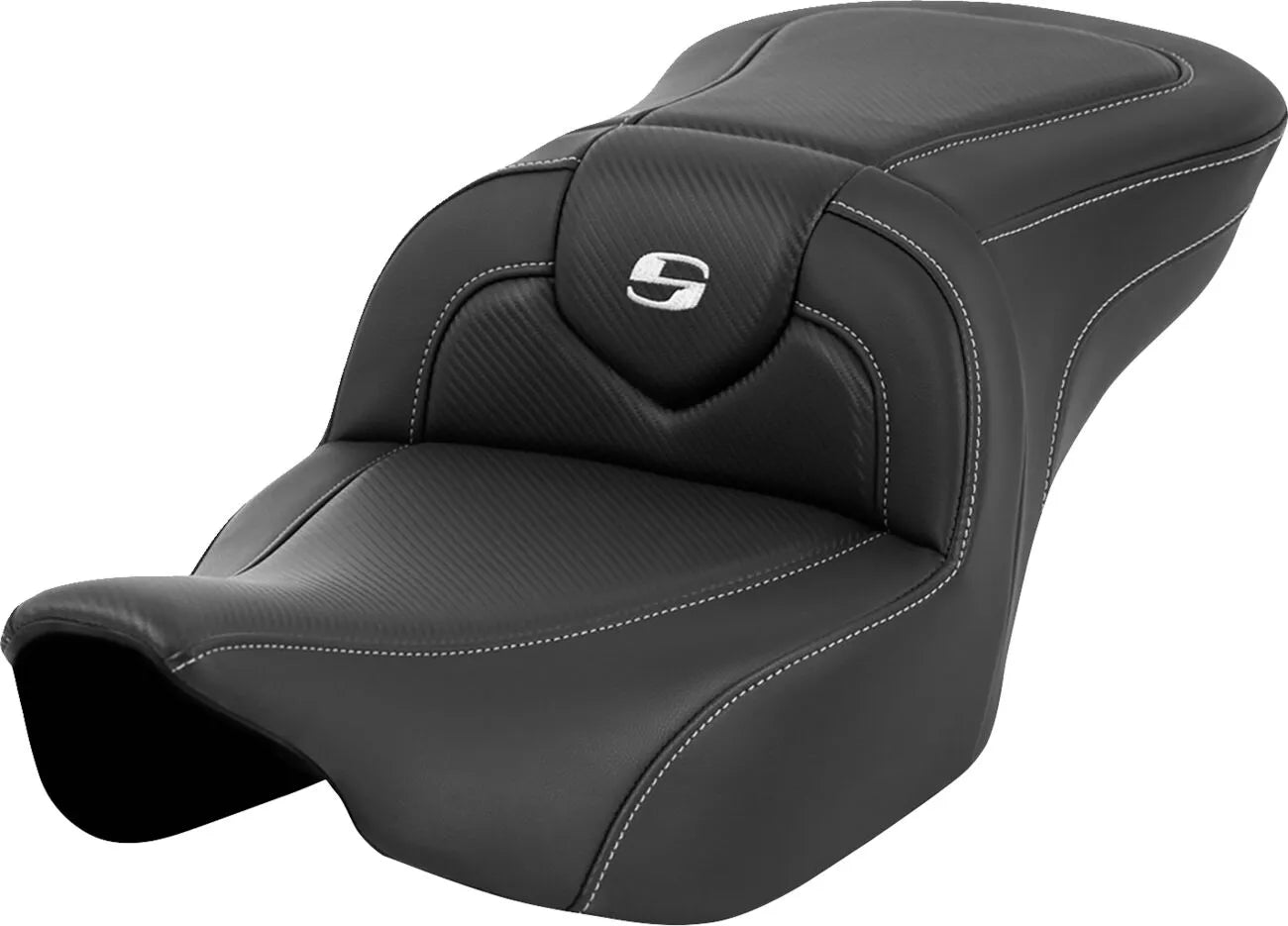 Saddlemen Roadsofa Carbon Fiber Seat - For Harley Davidson