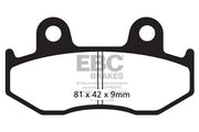 Ebc Sfac Carbon Series Scooter Bremsbeläge