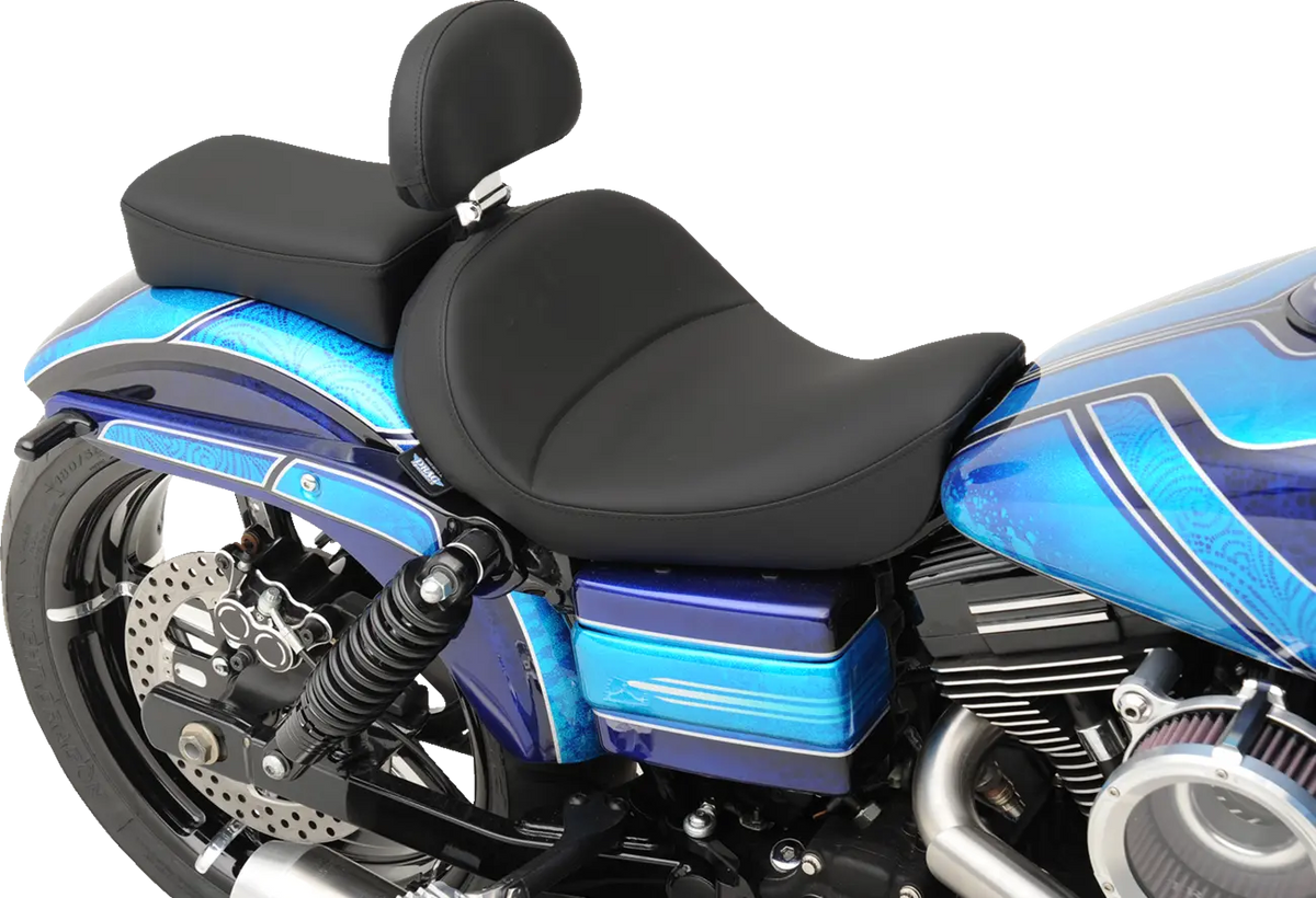 Drag Specialties Solo Seat - Double Diamond - Black - 0803-0555