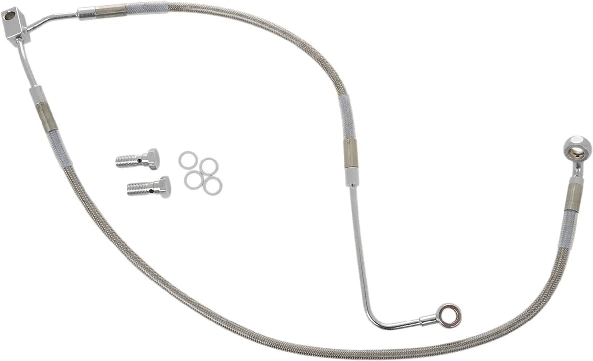 Drag Specialties Edelstahl Bremsleitungssatz mit ABS