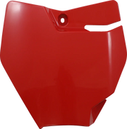 Ufo Front Number Plate Red