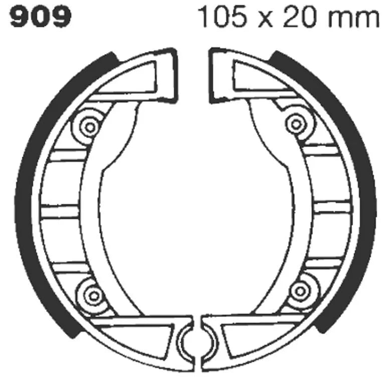 Ebc Standard Bremsbeläge - Organisches Basisset - Vorne