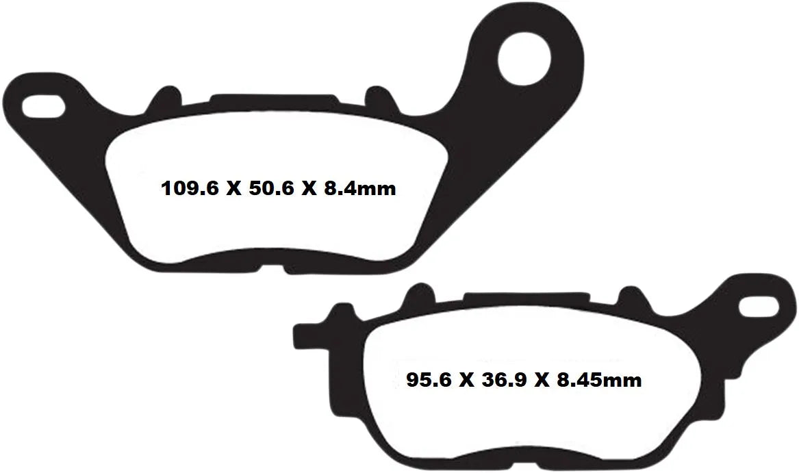 Ebc Sfa Series Organische Roller Bremsbeläge - Vorne & Hinten