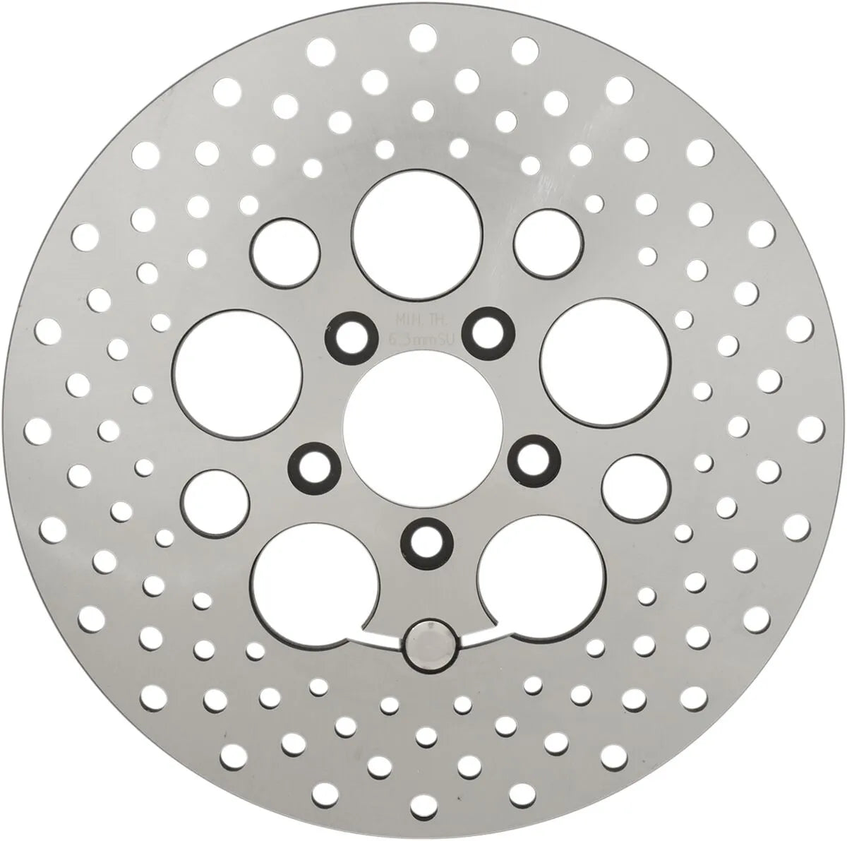 Drag Specialties Gebohrte Bremsscheibe aus Edelstahl - Hinten