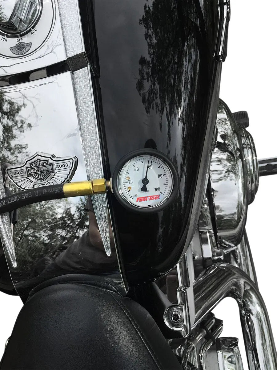 Fuel-Tool Fuel Pressure Gauge for Harley Davidson Delphi EFI