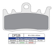 DP Brakes Standard Sintermetall Bremsbeläge - Paar - Vorne & Hinten