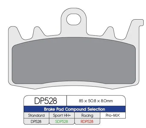 DP Brakes Standard Sintermetall Bremsbeläge - Paar - Vorne & Hinten