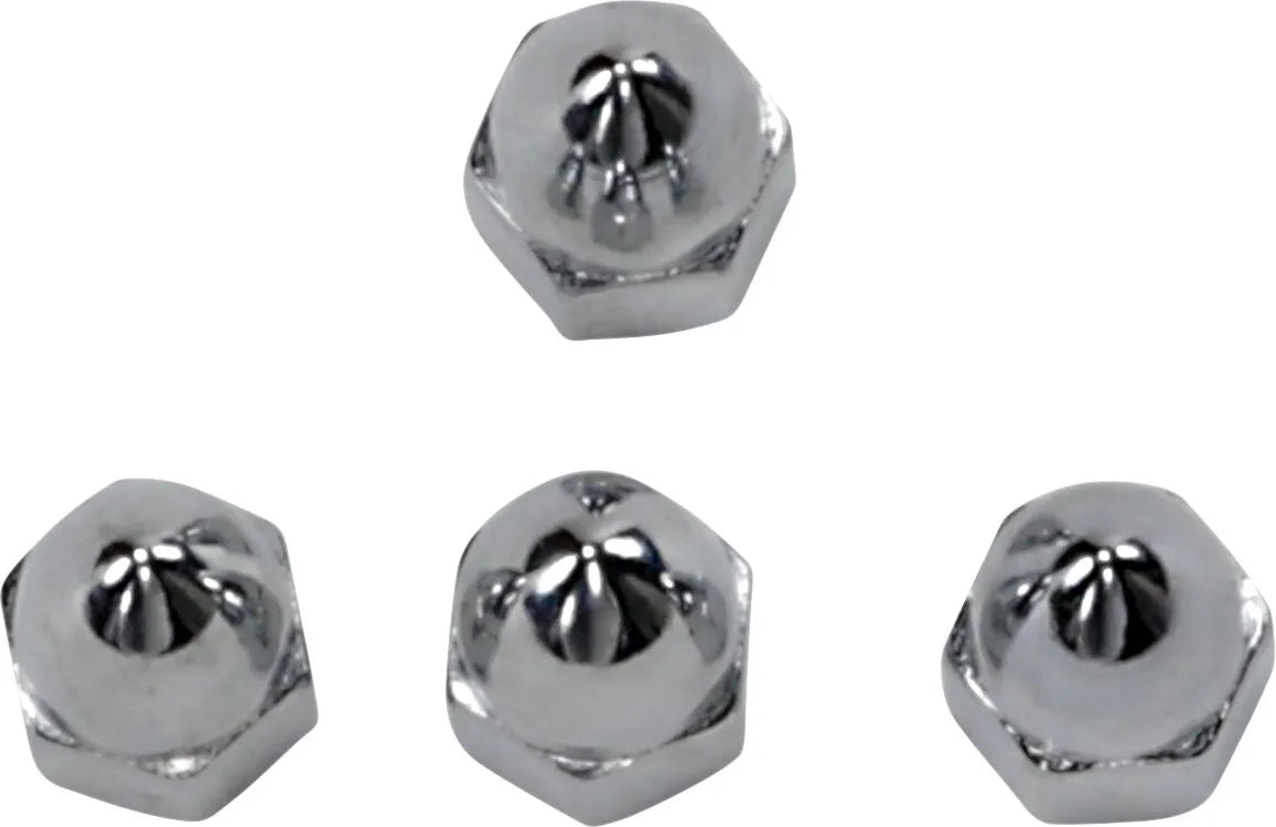 James Gasket Chrom Acorn Auspuffmuttern - 5/16"-24, 4er Pack