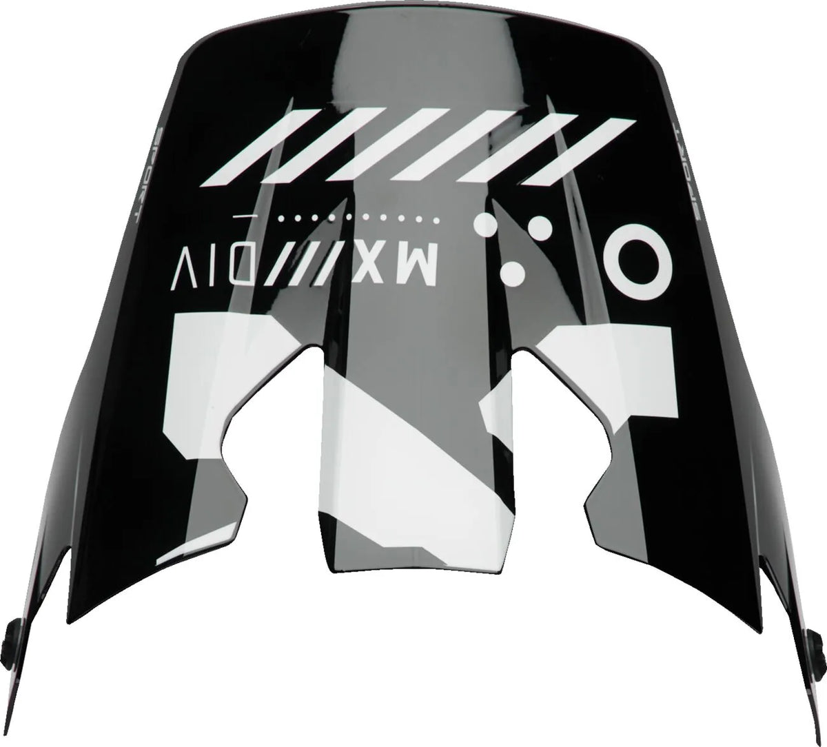 Thor Reflex Sport Helmet Visor Strike Black/Red