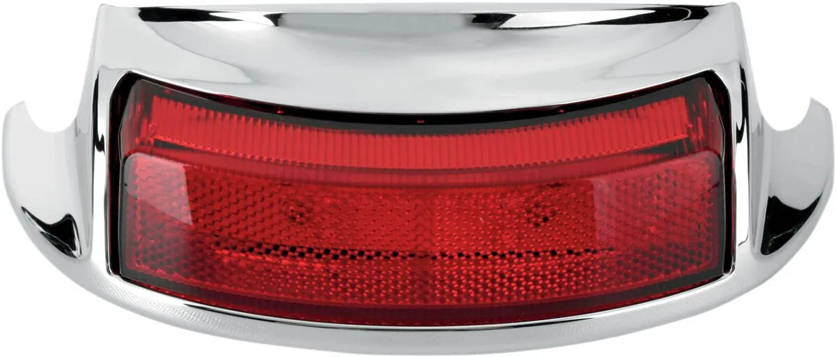 Drag Specialties Rear Fender Tip Light - Chrome/red