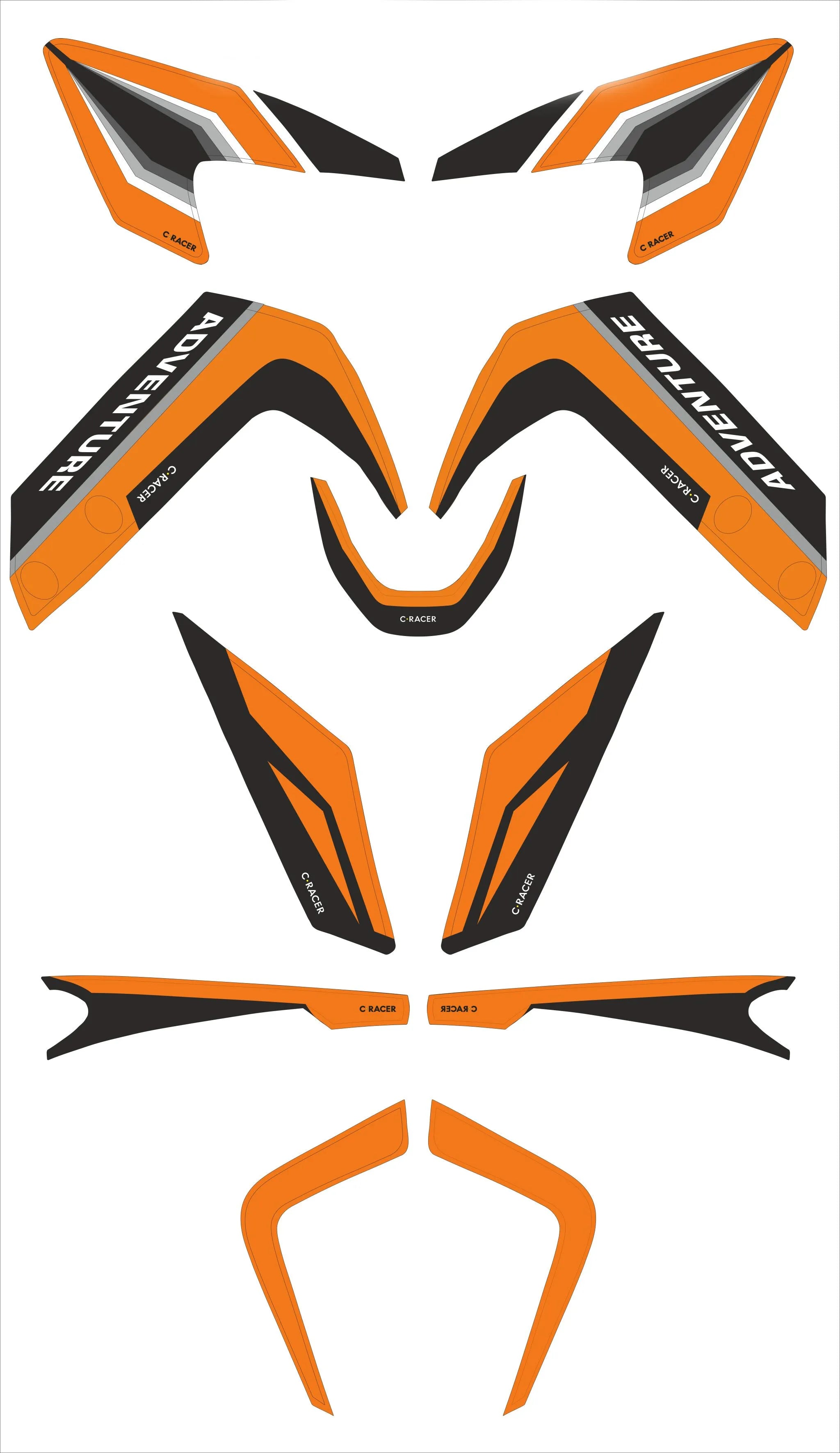 C-racer Sticker Kit For Ktm 390 Adventure