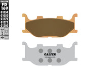 Galfer HH Sintermetall-Bremsbeläge - Hochleistungs-Bremskraft - Vorne