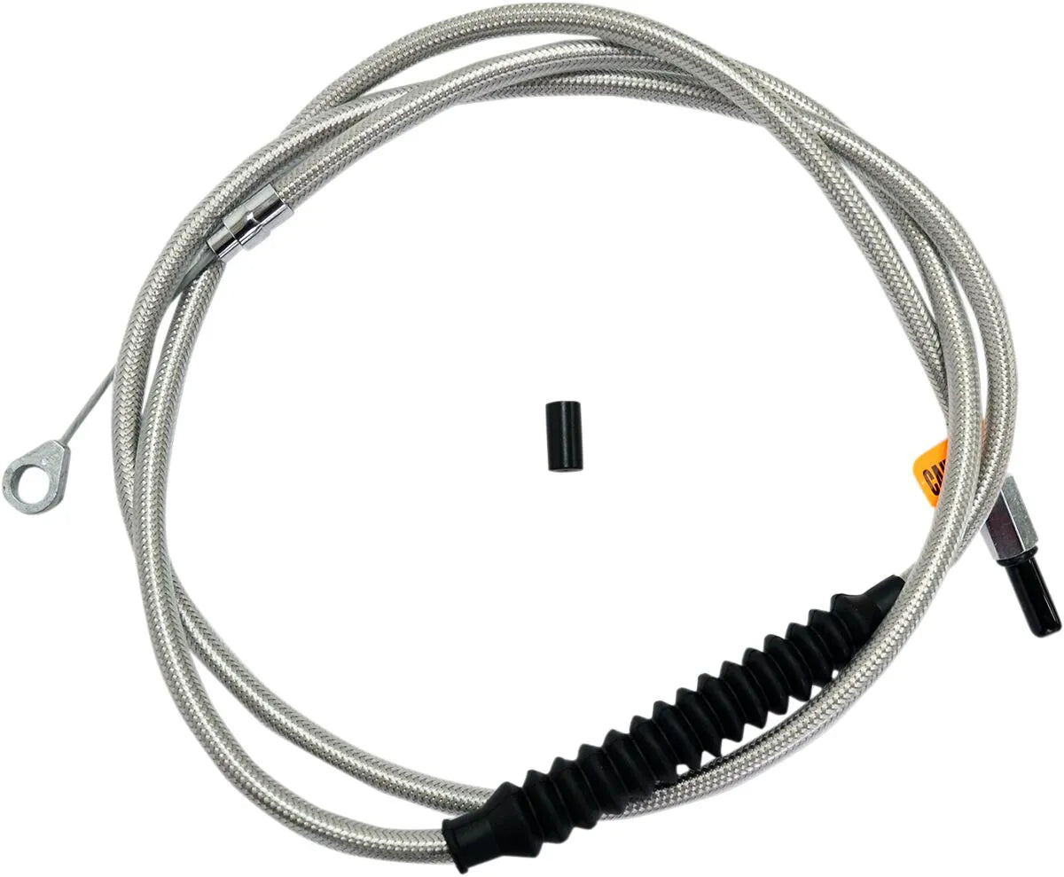 La Choppers Stainless Steel Braided Clutch Cable for Ape Hangers