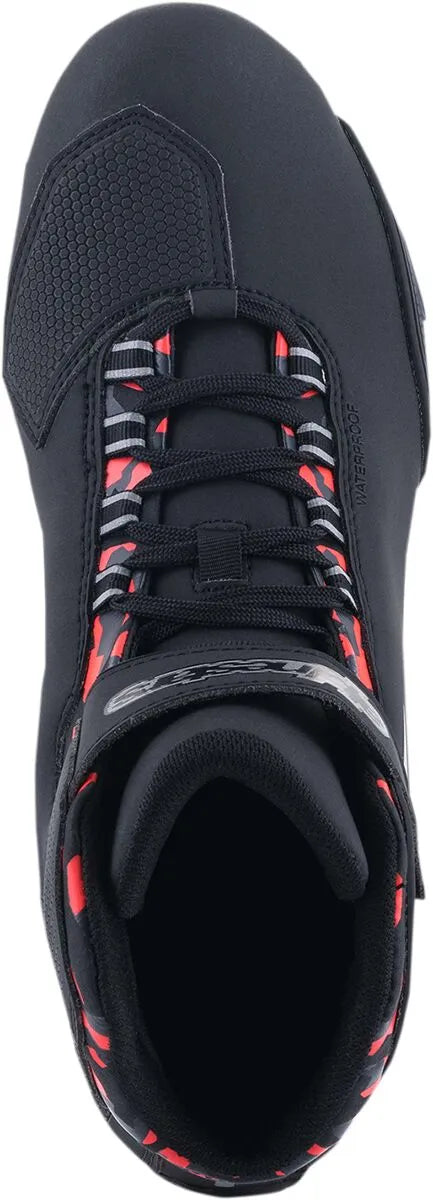 Alpinestars Sektor Waterproof Shoes Black Gray Red