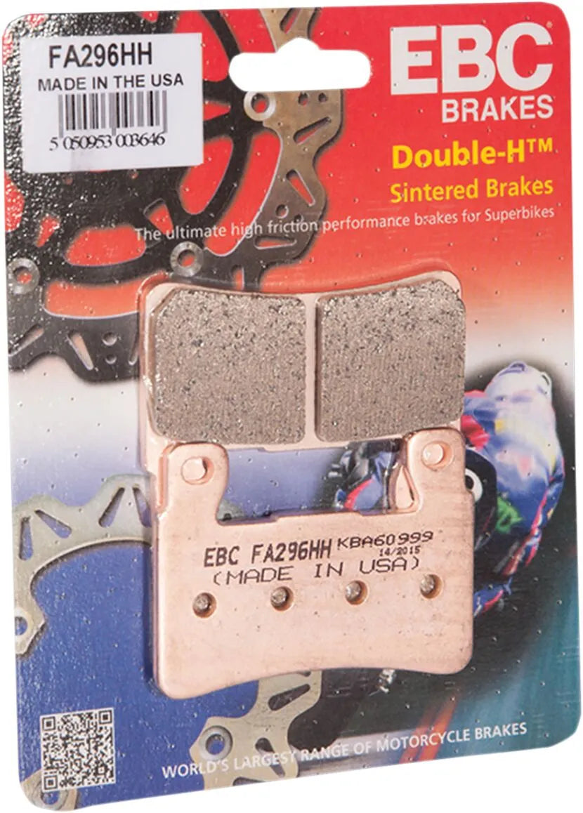 Ebc Fa296hh Sintered Brake Pads For Harley/buell - Front