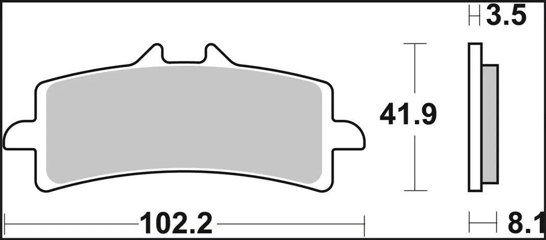 Brembo Rc Carbon Keramik Rennbremsbelag Satz