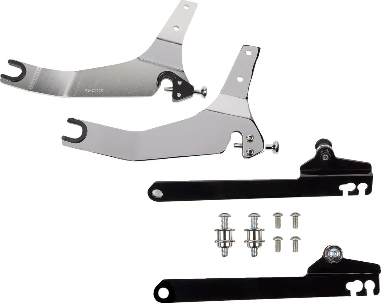 Cobra Detachable Backrest Kit - Chrome Finish