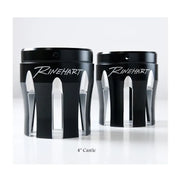 Rinehart Racing Straight-Cut Auspuff Endkappen - Schwarz