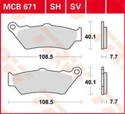 Trw Allround-Sintermetall-Bremsbeläge - Vorne & Hinten