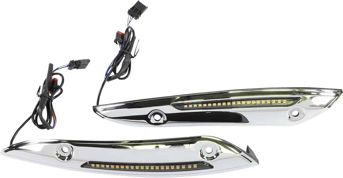 Custom Dynamics Genesis 4 Led Road Glide Windshield Trim