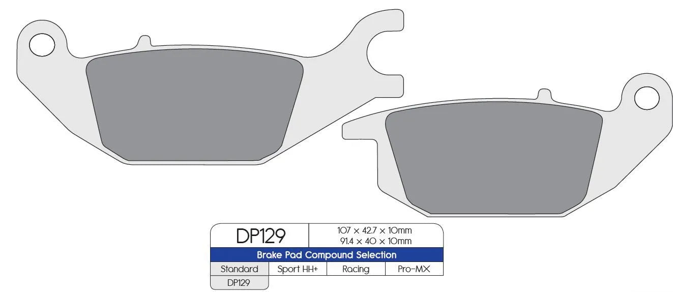Dp Brakes Standard Sintermetall Bremsbeläge - Hinten