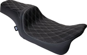 Drag Specialties Predator 1-up Seat - For Harley Davidson